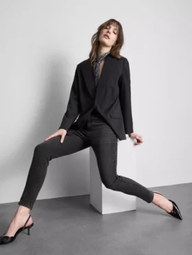 Blugi skinny din denim cu conținut ridicat de bumbac