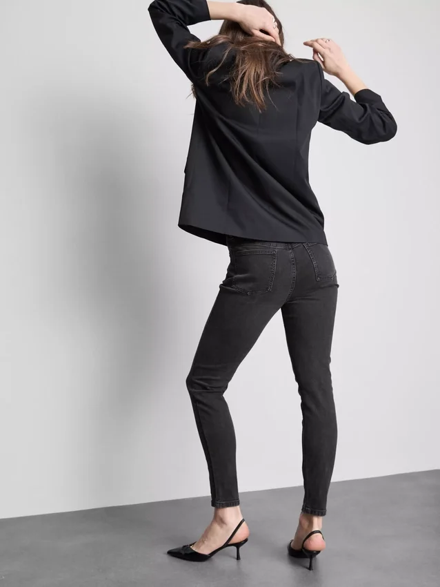 Blugi skinny din denim cu conținut ridicat de bumbac Blugi skinny din denim cu conținut ridicat de bumbac