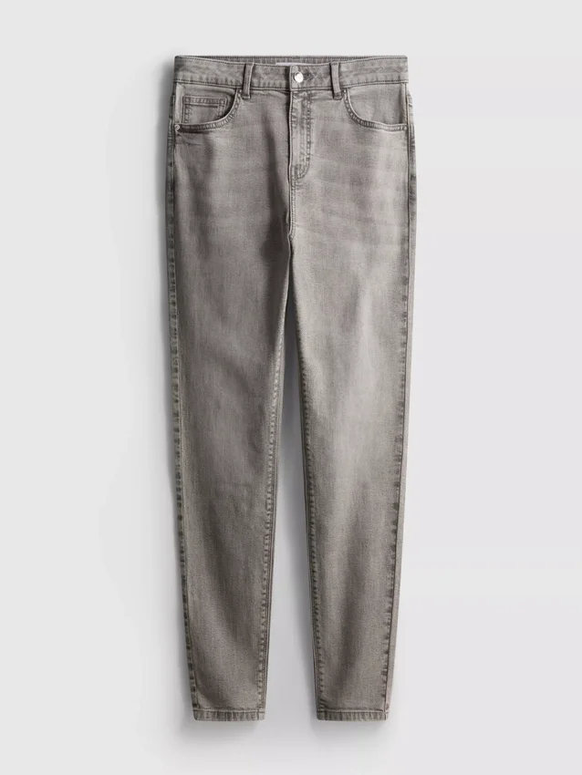 Blugi skinny din denim cu conținut ridicat de bumbac Blugi skinny din denim cu conținut ridicat de bumbac