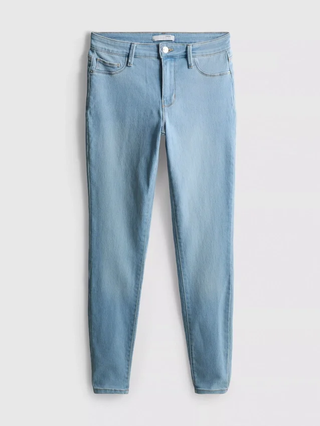 Blugi skinny Essential cu talie medie | croială normală Blugi skinny Essential cu talie medie | croială normală