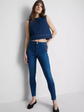Blugi skinny Essential cu talie medie | croială normală