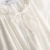 Bluză brodată cu mâneci balon Bluză brodată cu mâneci balon