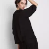 Bluză cu mâneci 3/4 și decolteu în V Bluză cu mâneci 3/4 și decolteu în V