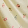 Bluză de pijama cu bretele, cu model floral și nervuri Bluză de pijama cu bretele, cu model floral și nervuri