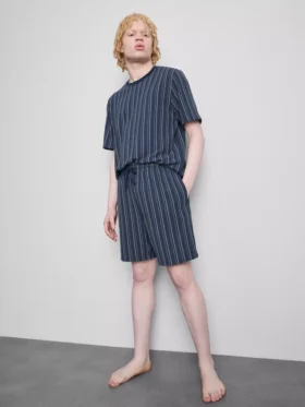 Bluză de pijama cu dungi