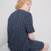 Bluză de pijama cu dungi Bluză de pijama cu dungi