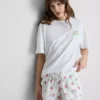 Bluză de pijama cu imprimeu grafic Bluză de pijama cu imprimeu grafic