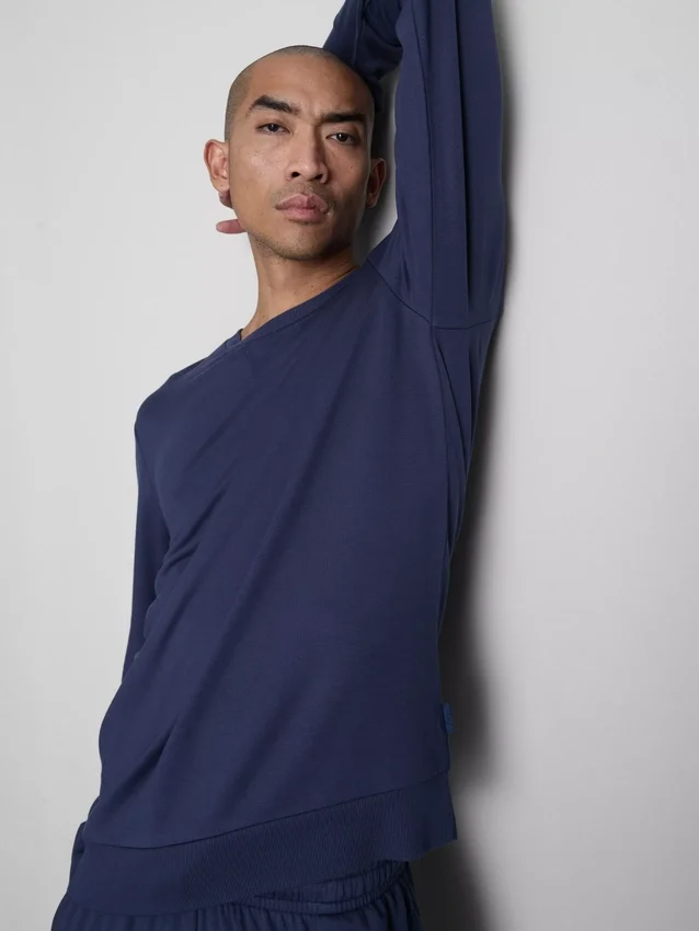 Bluză de pijama cu mâneci lungi Bluză de pijama cu mâneci lungi