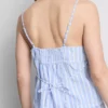 Bluză de pijama din bumbac cu dungi Bluză de pijama din bumbac cu dungi