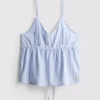 Bluză de pijama din bumbac cu dungi Bluză de pijama din bumbac cu dungi