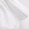 Bluză din bumbac cu broderie și nod în față Bluză din bumbac cu broderie și nod în față