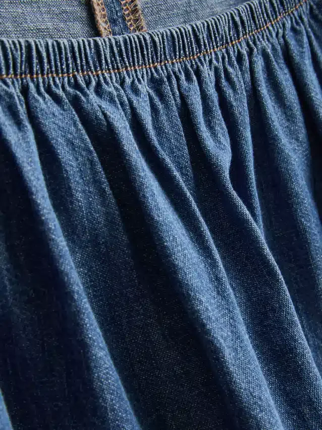Bluză din denim cu mâneci bufante Paula Echevarría Bluză din denim cu mâneci bufante Paula Echevarría
