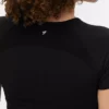 Bluză sport fără cusături, cu mâneci scurte Bluză sport fără cusături, cu mâneci scurte