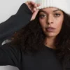 Bluză termică cu mâneci lungi și căptușeală din pluș Bluză termică cu mâneci lungi și căptușeală din pluș
