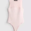 Body fără mâneci cu inserție din plasă Body fără mâneci cu inserție din plasă