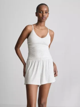 Cami de pijamale cu model Pointelle