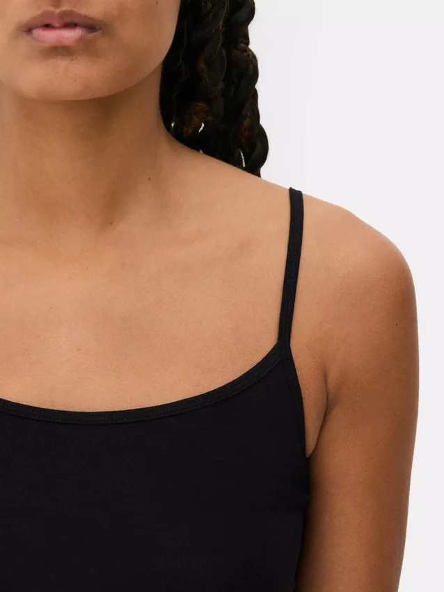 Cami esențială din jersey elastic Cami esențială din jersey elastic