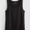 Cami esențială din tricot elastic Cami esențială din tricot elastic