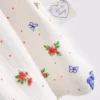 Camisol de pijamale cu model fluture și nervuri