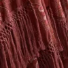 Cape cu franjuri în model Paisley Cape cu franjuri în model Paisley