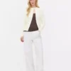 Cardigan cu guler rotund Cardigan cu guler rotund