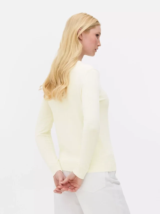 Cardigan cu guler rotund Cardigan cu guler rotund