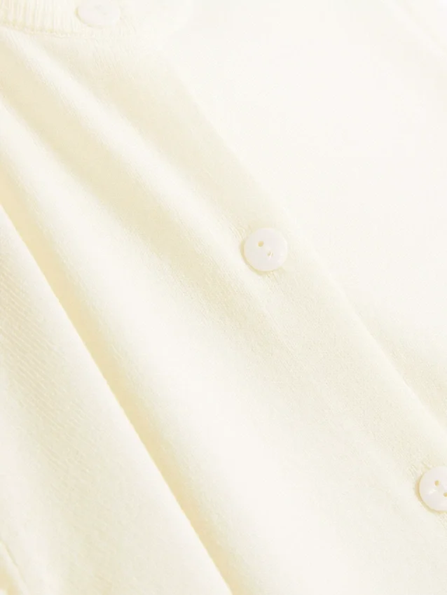 Cardigan cu guler rotund Cardigan cu guler rotund
