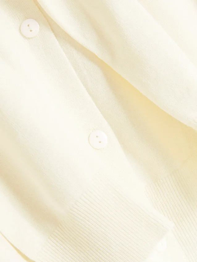 Cardigan cu guler rotund Cardigan cu guler rotund
