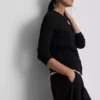 Cardigan cu mâneci lungi și guler rotund Cardigan cu mâneci lungi și guler rotund