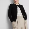 Cardigan esențial cu guler rotund Cardigan esențial cu guler rotund