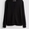 Cardigan esențial cu guler rotund Cardigan esențial cu guler rotund