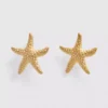 Cercei cu capse în formă de stea de mare, rezistenți la apă