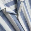 Cămășă cu guler reversibil în dungi Cămășă cu guler reversibil în dungi