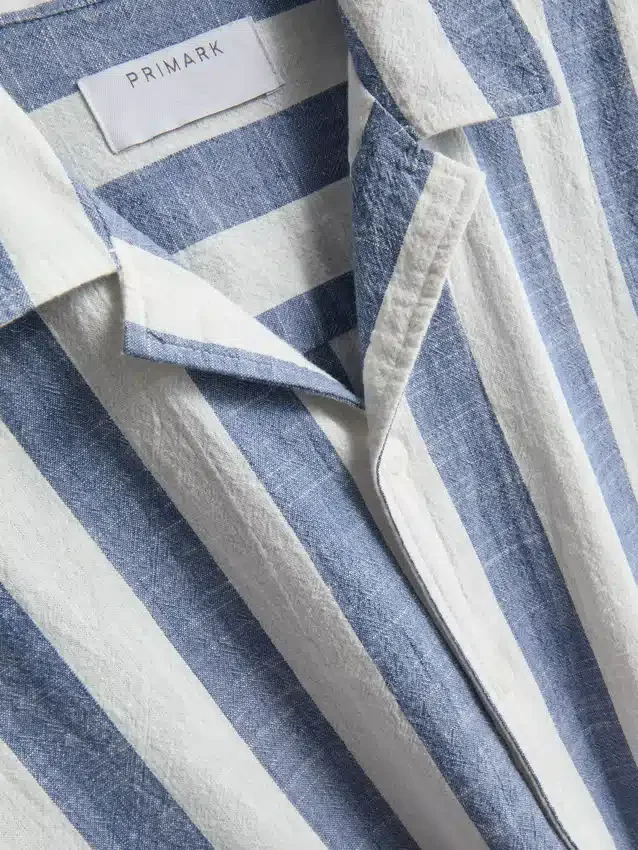 Cămășă cu guler reversibil în dungi Cămășă cu guler reversibil în dungi
