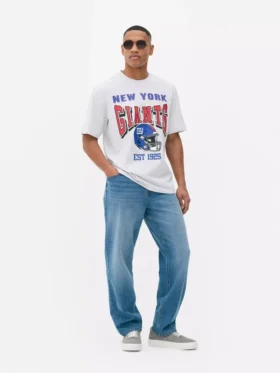 Cămășă cu guler rotund New York Giants