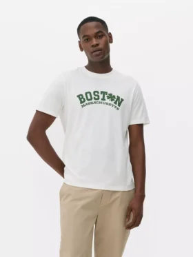 Cămășă cu imprimeu Boston