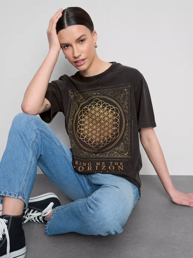 Cămășă cu imprimeu „Bring me the horizon” Cămășă cu imprimeu „Bring me the horizon”