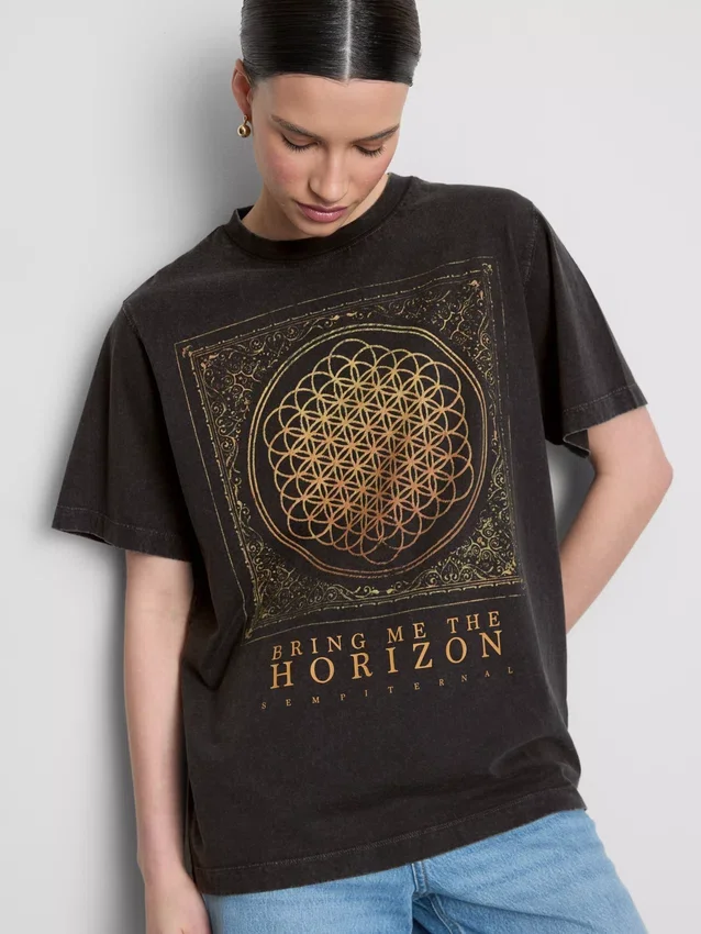 Cămășă cu imprimeu „Bring me the horizon” Cămășă cu imprimeu „Bring me the horizon”