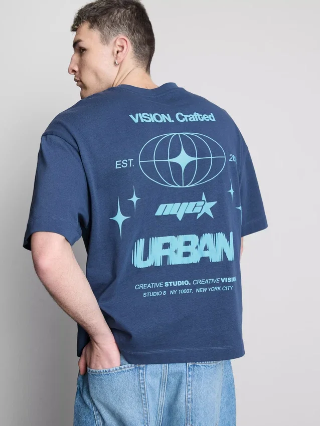 Cămășă cu imprimeu grafic Cămășă cu imprimeu grafic