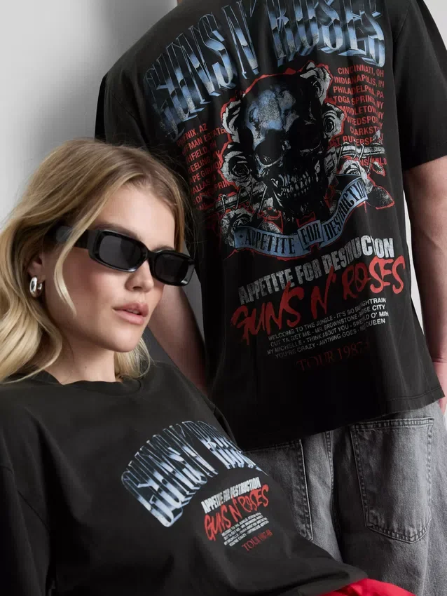Cămășă cu imprimeu grafic Guns N’ Roses Cămășă cu imprimeu grafic Guns N’ Roses
