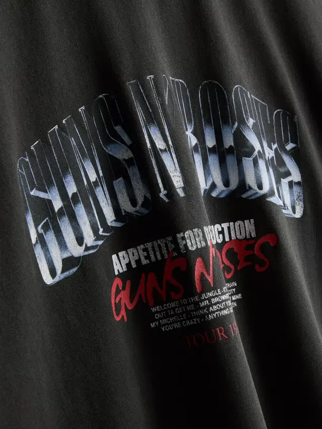 Cămășă cu imprimeu grafic Guns N’ Roses Cămășă cu imprimeu grafic Guns N’ Roses