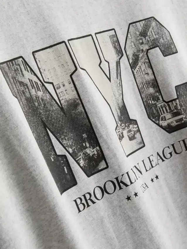 Cămășă cu imprimeu grafic Nyc Cămășă cu imprimeu grafic Nyc