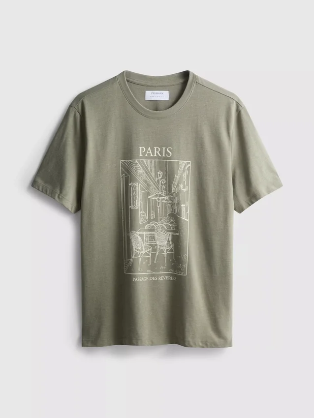 Cămășă cu imprimeu grafic Paris Cămășă cu imprimeu grafic Paris