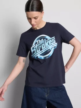 Cămășă cu imprimeu grafic „The Strokes“
