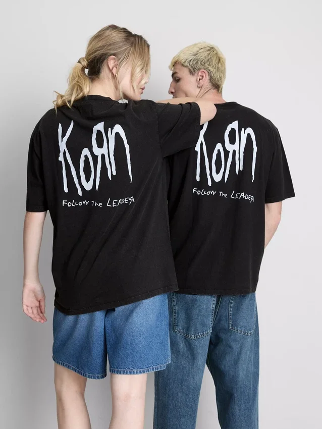 Cămășă cu imprimeu Korn Cămășă cu imprimeu Korn