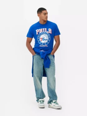 Cămășă cu imprimeu NBA Philadelphia 76ers