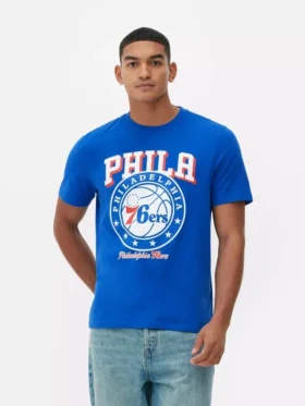 Cămășă cu imprimeu NBA Philadelphia 76ers