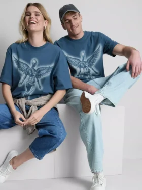 Cămășă cu imprimeu „Nirvana Angel”