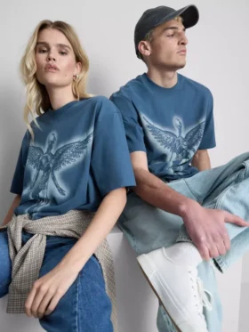 Cămășă cu imprimeu „Nirvana Angel”