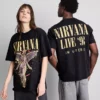 Cămășă cu imprimeu „Nirvana Angel”
